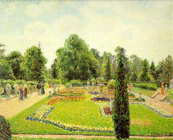 Camille Pissaro Kew, The Path to the Main Conservatory Germany oil painting art